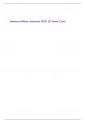 American Military University GEOG 101 Week 7 Quiz