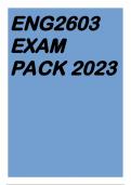 ENG2603 EXAM PACK 2023