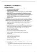 Psychology A level exam papers and answers 