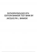 Test Bank For Pathophysiology 7th Edition by Jacquelyn L. Banasik Chapter 1-54|Complete Guide 2023/2024