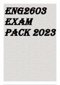 ENG2603 EXAM PACK 2023