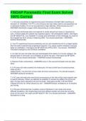 FISDAP Paramedic Final Exam Solved 100&percnt; Correct