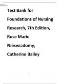 Foundations of Nursing Research, 7th Edition, Rose Marie Nieswiadomy, Catherine Bailey