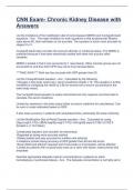 CNN Exam- Chronic Kidney Disease with Answers&period;