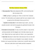 The Data Analytics Journey D204 With Verified Answers