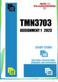 TMN3703 Assignment 1 2023