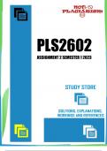 PLS2602 Assignment 2 For Semester 1 2023