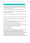 RN VATI Fundamentals 2019 Assessment &lpar;Answers verified 100&percnt;&rpar;