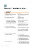 CIE iGCSE Computer Science  | Number Systems