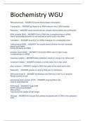 Exam &lpar;elaborations&rpar; Biochemistry WGU 