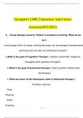 Georgette's LMR 2 Questions And Answers 2022&sol;2023