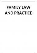 Family Law and Practice Lecture Notes