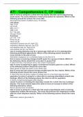 ATI - Comprehensive C&comma; CP retake