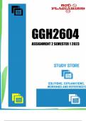 GGH2604 Assignment 2 Semester 1 2023