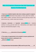 WGU D152 Inclusive Classroom Exam 2023 Questions and Answers &lpar;Verified Answers&rpar;questions verified with 100&percnt; correct answers