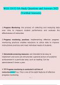 WGU D152 OA Study Questions and Answers 2023 &lpar;Verified Answers&rpar;