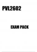 PVL2602 Exam Pack