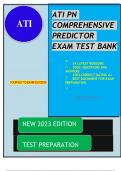 ATI PN COMPREHNSIVE PREDICTOR EXAM TEST BANK&sol;ATI PN COMPREHNSIVE PREDICTOR EXAM TEST BANK&sol;2023