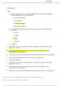 HLT 362 V GCU QUIZ 1 Questions And Answers Latest Version 