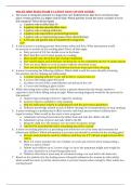 NCLEX-MED SURG EXAM 3 LATEST 2023 &lpar;STUDY GUIDE&rpar; 