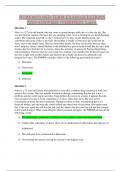 NURS 6650 MID-TERM EXAM-QUESTIONS AND ANSWERS &lpar;VERIFIED&rpar;&period; Latest&period;