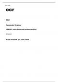 ocr AS Level Computer Science (H046-02) June2022 Mark Scheme.