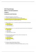 2014_ Psychotherapy Midterm-question with updated answers.