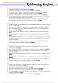 AQA A-Level Psychology Relationships Practice Questions 