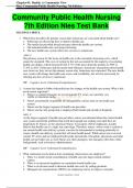 Community Public Health Nursing 7th Edition Nies Test Bank