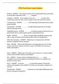 ITEC Final Exam Latest Update 