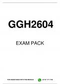GGH2604 EXAM PACK 2023