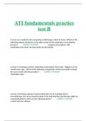 ATI fundamentals practice test B