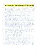 D027 Practice Test VERIFIED SOLUTIONS&lpar;A&plus; &rpar;