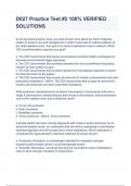 D027 Practice Test &num;2 100&percnt; VERIFIED SOLUTIONS 
