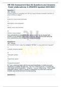 NR 305 Assessment Quiz 60 Questions and Answers  Exam &lpar;elaborations&rpar; A GRADED Updated 2023&sol;2024