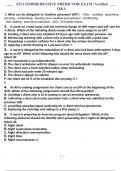 ATI COMPREHENSIVE PREDICTOR EXAM &vert; Verified Q&A &sol; Latest
