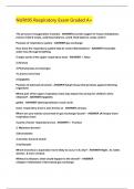 NUR105 Respiratory Exam Graded A&plus;