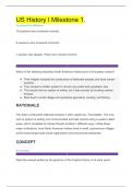 US History I Milestone 1&period;