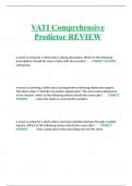 ATI, RN, PN VATI Comprehensive Predictor MORE THAN 500 QUESTIONS WITH CORRECT ANSWER .REVIEWED 2023/2024