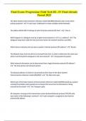 Progression&colon; Field Tech Bundled Exams Questions and Answers with Verified Solutions