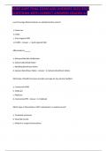 NURS AAPC FINAL EXAM AND ANSWERS 2022&sol;2023 QUESTIONS WITH CORRECT ANSWERS GRADED A&plus;