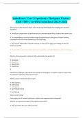 Salesforce User Experience Designer Exam -with 100&percnt; verified solutions-2023-2024