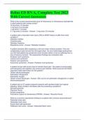 Relias ED RN A&comma; Complete Test 2023  With Correct Answerers