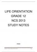 Life orientation grade 12 guide for learners in preparation
