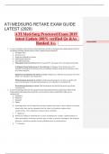 ATI Med-Surg Proctored Exam 2019 latest Update 100% verified Qs &As   Ranked A+.