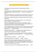 HRM 1 EXAM WITH QUESTIONS AND ANSWERS