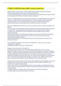 CNPR&comma; NAPSR Exam &lpar;100&percnt; correct answers&rpar;