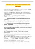 APK2105C FINAL EXAM WITH QUESTIONS AND ANSWERS