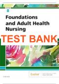 Test Bank for Foundations and Adult Health Nursing 8th Edition Cooper | Updated 2023-2024