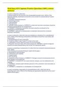Med-Surg ATI Capstone Practice Questions